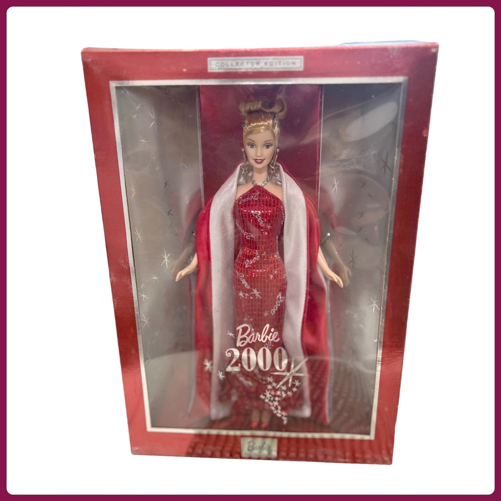 Mattel Barbie 2000 Collector Edition Doll Red Gown Millennium 27409 NIB